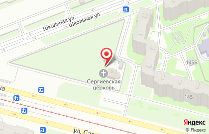 Приход храма святого преподобного Сергия Радонежского в Приморском районе г. Санкт-Петербурга на карте