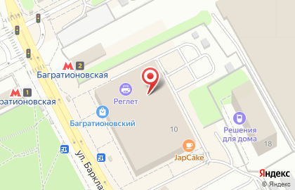 Кафе Plovbox на Багратионовской на карте