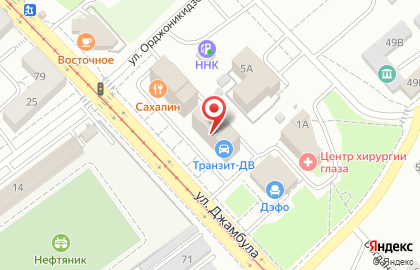 Агентство недвижимости Глобус на улице Джамбула на карте