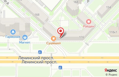 Фирменный магазин кондитерских изделий Невские Берега на проспекте Ветеранов на карте