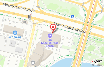 Гостиница Ibis на карте