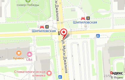 Ветеринарная клиника Мосвет на Шипиловской на карте