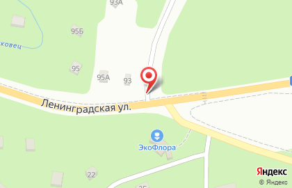 Эвакуатор Сосново Приозерский район на карте