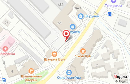 Магазин кормов, муки и круп в Октябрьском районе на карте
