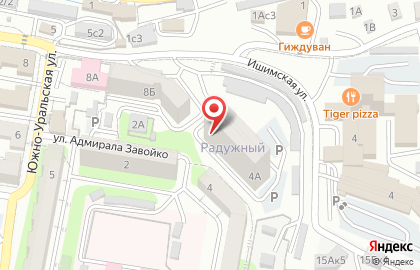 Салон красоты UNO в Первореченском районе на карте