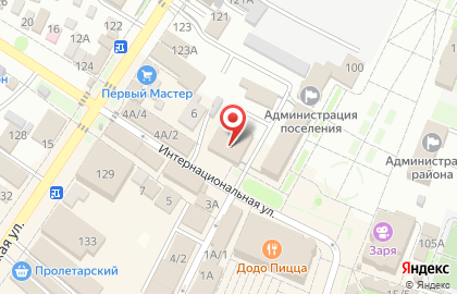 Компания Ростелеком для бизнеса на Интернациональной на карте