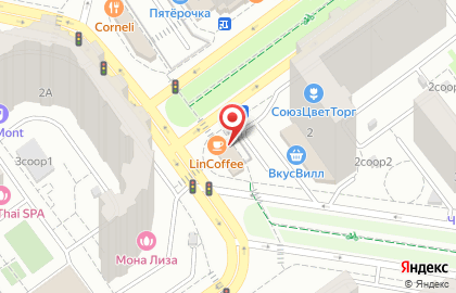 Магазин колбасных изделий Рублёвский на Подмосковном бульваре в Красногорске на карте