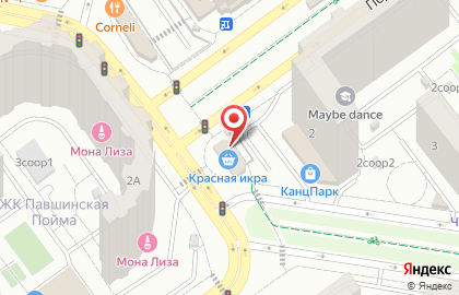 Сеть булочных Каравай СВ на Подмосковном бульваре на карте