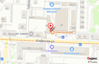 Магазин Тортино на Киевской улице, 80а/1 на карте