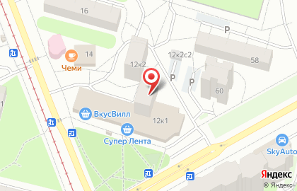 Мясной двор на Живописной улице на карте