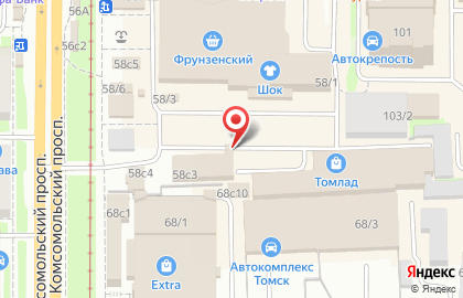 ООО Пункт Инструментального Контроля на Комсомольском проспекте на карте