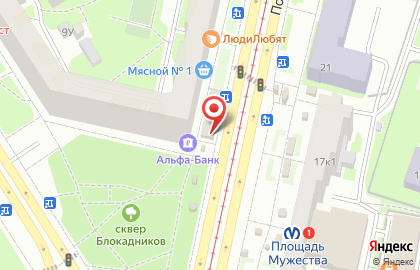 Бистро на Политехнической, 20 к2 на карте