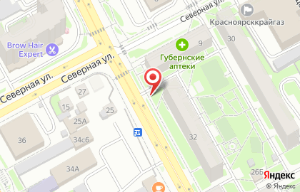 Пинта на улице Железнодорожников на карте
