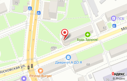 Оценочная компания Экспертъ на Московской улице на карте