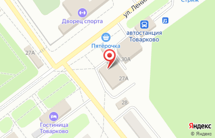 Магазин женского белья Товарково на Октябрьской улице на карте