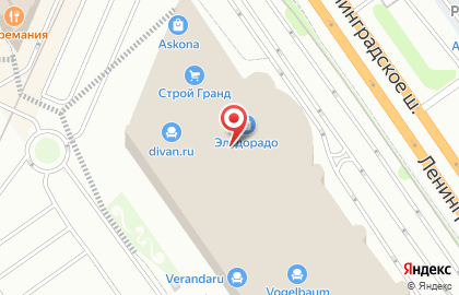 Салон мягкой мебели Формула дивана на метро Планерная на карте