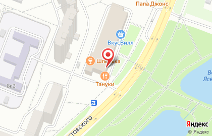 Тануки в Ясенево на карте