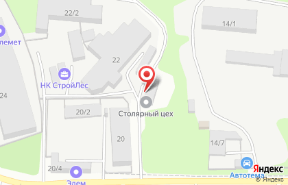 Столярная мастерская в Новокузнецке на карте