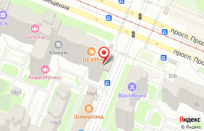 Агентство недвижимости Итака в Санкт-Петербурге на карте