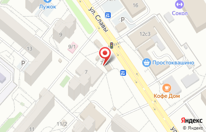Магазин фруктов и овощей в Советском районе на карте