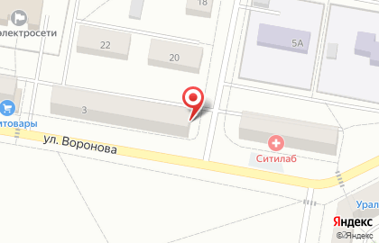 Фотосалон СнимОК на улице Воронова на карте