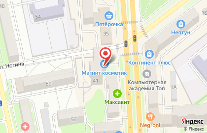 Магазин косметики и бытовой химии Магнит Косметик во Владимире на карте