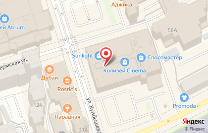 Банкомат Западно-Уральский банк на улице Куйбышева, 16 на карте