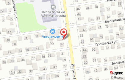 Тренажерный зал Стимул на Волжской улице на карте