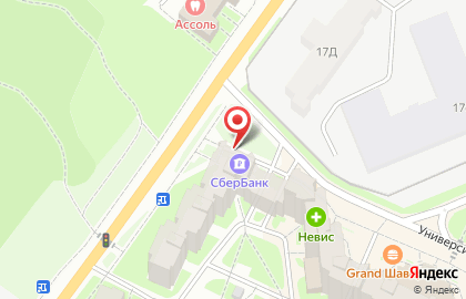 Терминал СберБанк в Петродворцовом районе на карте