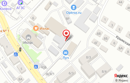 Бистро Сто Обедов на Кавказской улице на карте