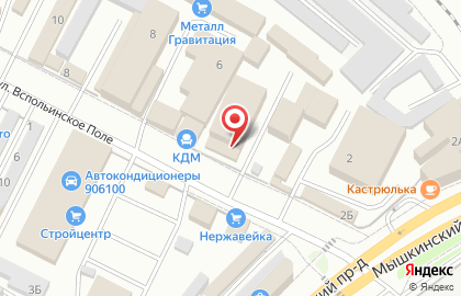 Метиз-маркет в Кировском районе на карте