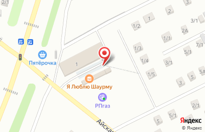 Магазин мясной продукции Рощинский в Уфе на карте