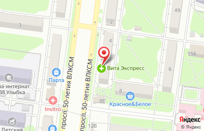 Магазин Градус на проспекте 50-летия ВЛКСМ на карте