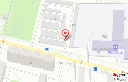 Автостоянка Мгса в Напольном проезде на карте
