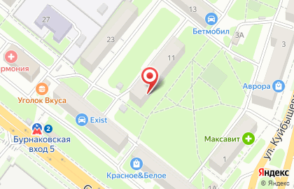 Библиотека им. А.И. Герцена в Московском районе на карте