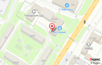 Ремонтная мастерская РемБытТехника на проспекте Красной Армии на карте