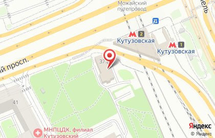 Западного АО Прокуратура на Кутузовской на карте