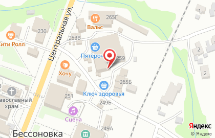Интернет-магазин Vseinet.ru на Центральной улице на карте