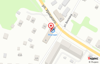 Гипермаркет Магнит в Твери на карте