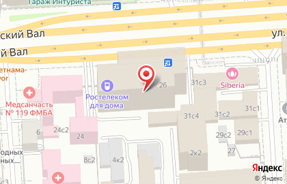 Сервисный центр по ремонту техники MIELE на улице Сущёвский Вал на карте