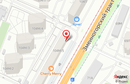 Продуктовый супермаркет Аникс в Центральном районе на карте