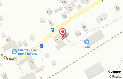 Автосалон Реал на улице Горького на карте