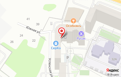 Универсам в Москве на карте