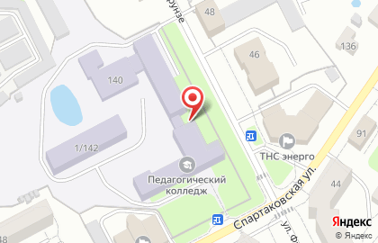 EХ на Спартаковской улице на карте
