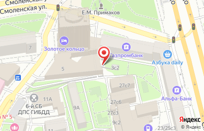 Авентура на Смоленской площади на карте