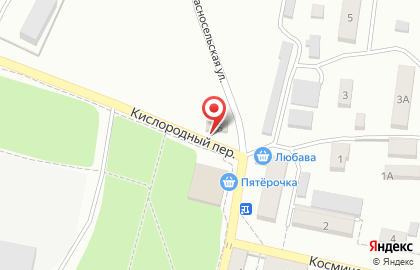 Мясной маркет на Красносельской улице на карте