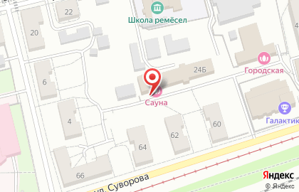 Сауна в Москве на карте