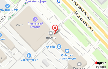 Бетоника на Московском шоссе на карте