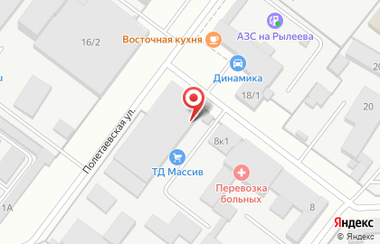 Торговая фирма на Томинской улице на карте
