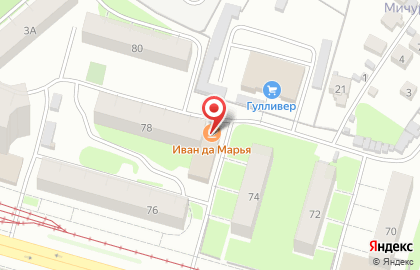 Кафе Иван да Марья на Петербургском шоссе на карте